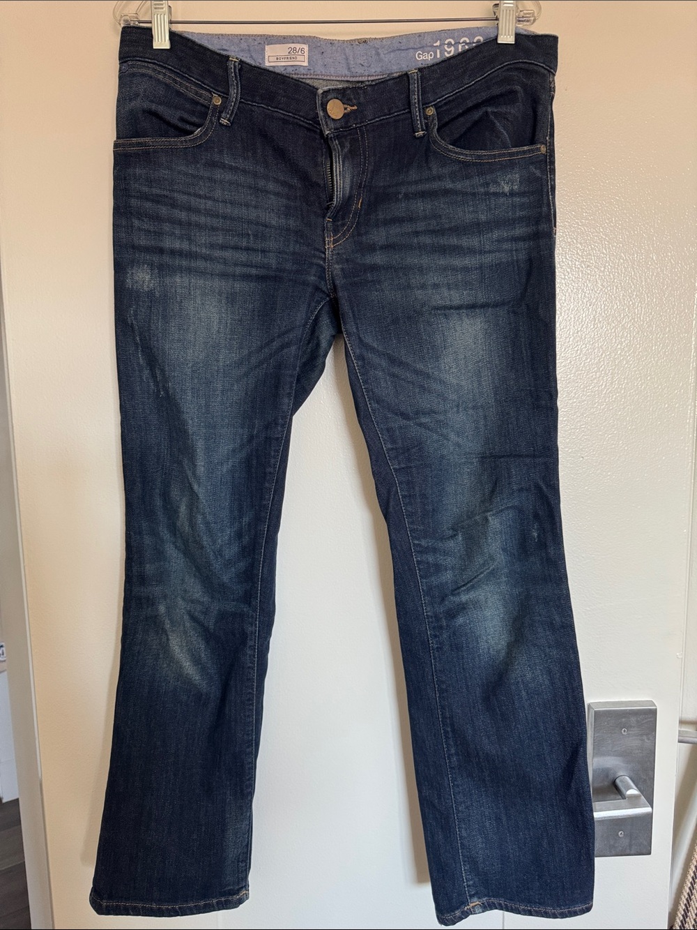 Dark Wash Women’s Boyfriend Jeans - Gap